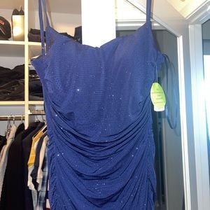 NWT Navy Blue prom dress